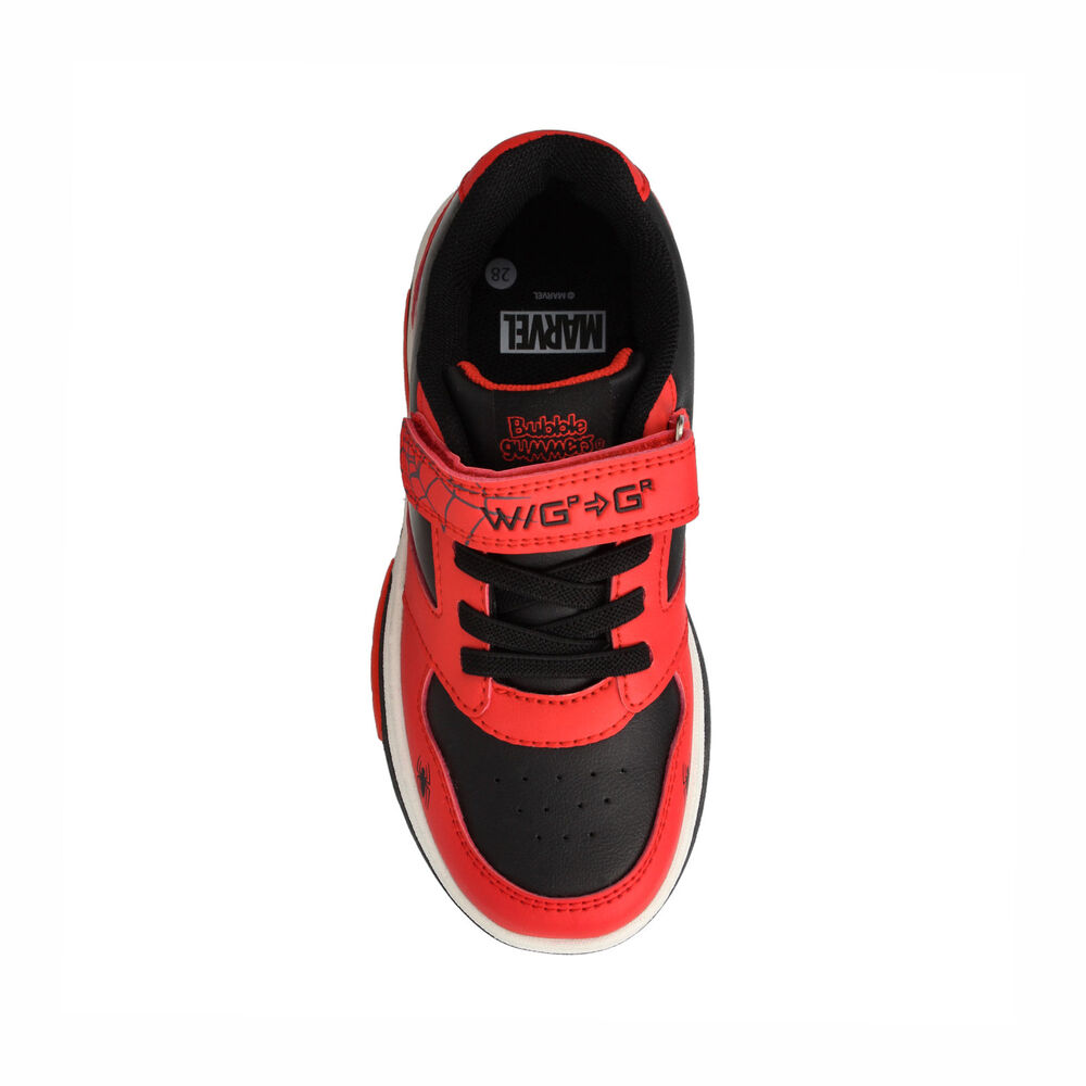 Zapatilla Niño Bubblegummers Spiderman Rojo - Negro image number 3.0